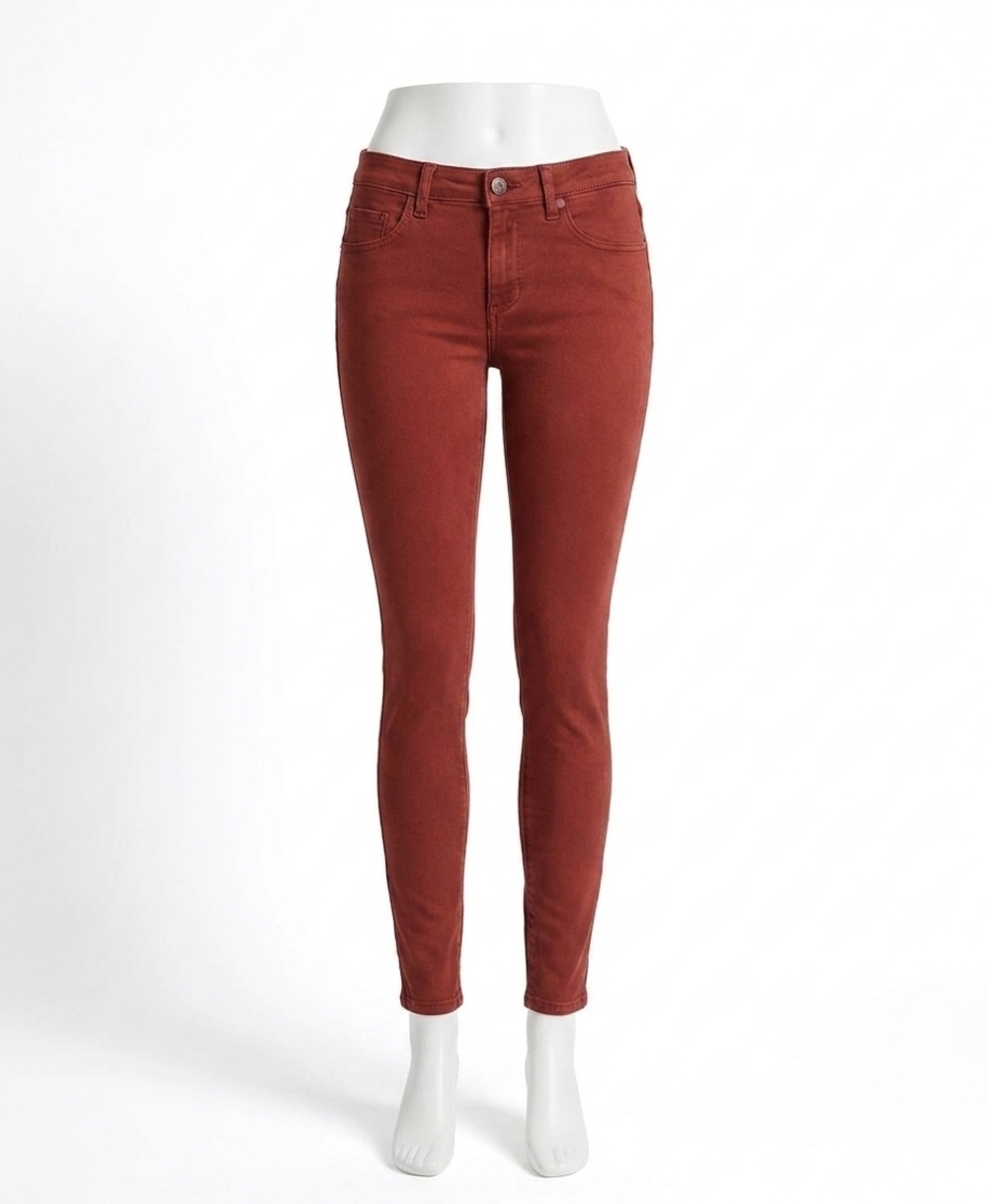 NEW AG JEANS legging ankle jeans in rich crimson
